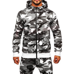 Conjunto de chándal de dos piezas para hombre con ajuste clásico y chaqueta con cremallera en contraste chándal para hombre - Product Image 2