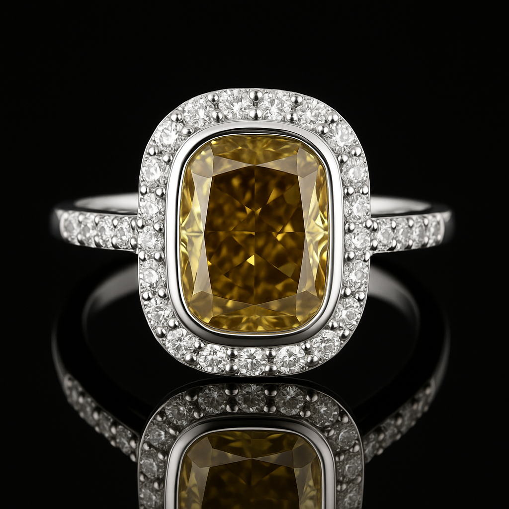 Fancy Deep Brown - Yellow Even