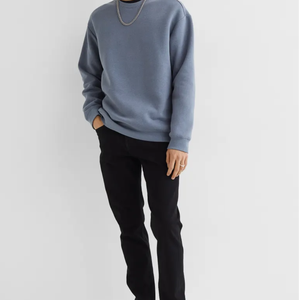 Hot Design OEM Custom Made Men's 100% Cotton Solid Winter Sweatshirts con manga larga con capucha Regular Fit Transpirable para adultos - Product Image 2