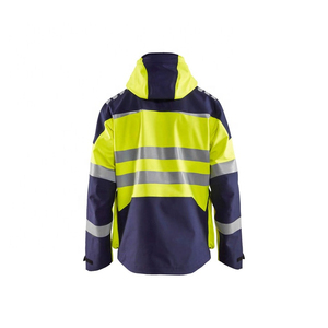 Sudadera con Capucha de Alta Visibilidad, Transpirable, de Algodón, con Franjas Reflectantes Resistentes para Trabajos de Construcción en Clima Frío - Product Image 4
