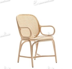 Silla de madera de comedor de bambú de color natural para jardín exterior comercial personalizado para eventos, bodas - Product Image 5
