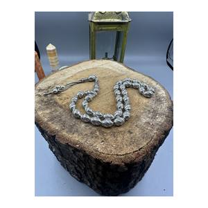 Perline di Preghiera Artigianali Leggere ed Eleganti - Argento Sterling 925 - 23,7 grammi 26 cm - Product Image 3