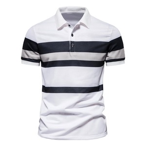 100% poliéster Dry-Fit Golf para Polo camiseta personalizada de manga corta de algodón para hombre para Polo para hombre tela de rizo con estampado Pat - Product Image 6