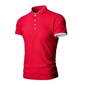 Camiseta POLO de manga corta multicolor informal de verano para hombre - Product Image 6