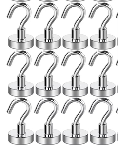 Imanes de Gancho Multiusos - Fuerte Sujeción para el Hogar, la Oficina y Uso en Exteriores, Imanes de Neodimio - Product Image 2