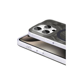 Funda Protectora de Silicona con Diseño Artístico de Pinceladas para iPhone 15 Pro Max, Compatible con MagSafe, Funda Móvil Plus INS - Product Image 5