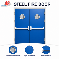 Porte en acier ignifugée avec âme résistante au feu et quincaillerie durable pour les applications de sécurité dans les hôpitaux, usines et entrepôts