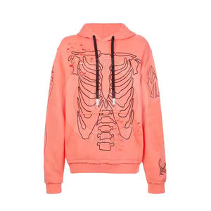 เสื้อฮู้ดผู้ชายแบบผสมผสานสีพื้นพิมพ์โลโก้ได้ตามต้องการเครื่องแต่งกายอินเทรนด์แฟชั่นทันสมัย - Product Image 1