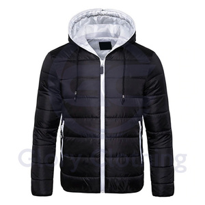 Vêtements d'hiver de qualité supérieure, nouvelle mode, vente en gros, vestes matelassées pour hommes / Vestes matelassées pour hommes à manches longues personnalisées - Product Image 3