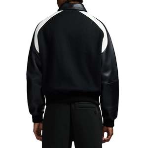 Veste en cuir de haute qualité pour homme Avirex, design professionnel, techniques de patchwork brodé, marque privée, ajustable - Product Image 4