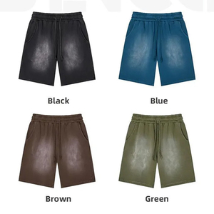 Meilleur matériau Short délavé à l'acide pour hommes style parfait respirant séchage rapide multi-poches meilleur design Short de meilleure qualité pour hommes - Product Image 3