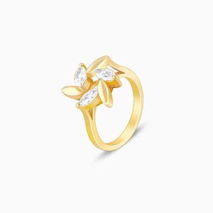 Bague en diamant cirque doré - Product Image 2