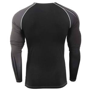 Rashguard MMA personnalisé avec votre logo, imprimé par sublimation, en spandex et nylon, respirant, col rond, vêtements de sport - Product Image 2