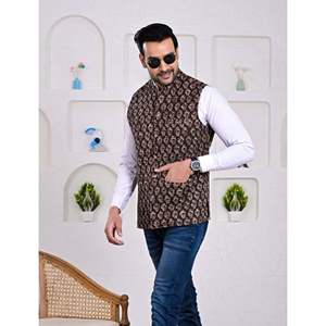 เสื้อแจ็คเก็ตฤดูหนาวผู้ชายแบบสองด้าน ผ้าฝ้าย 100% กันน้ำ ลายปัก ซิปปิด ฮู้ดดี้ ลายพิมพ์บล็อกสไตล์วิทยาลัย ไซส์ XS - Product Image 5