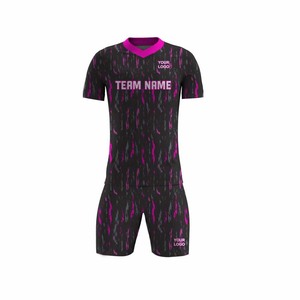 Tenue de sport respirante pour hommes Tennis Badminton Tenue de sport d'été pour l'extérieur Tenue de sport confortable Ensemble de t-shirt et short pour la course à pied Uniforme de football - Product Image 2