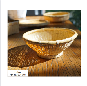 Nouveau style panier en bambou fait à la main style vietnamien vente durable de haute qualité à bas prix Nouveau dernier moderne en 2024 - Product Image 3