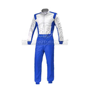 Traje de carreras de Go Kart impermeable Protección de cuerpo completo con cremallera frontal y puños ajustables - Product Image 4