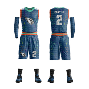 JEUNESSE PERSONNALISÉ EN GROS SUBLIMATION IMPRIMÉ MAILLOT DE BASKET-BALL UNIFORMES 2025 OEM ODM - Product Image 2