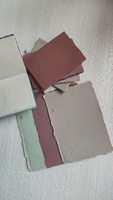Carnet de notes artisanal en papier fait main, relié en spirale, couverture en tissu, bord festonné, format de poche, embossé, minimaliste, pour notes, cadeaux