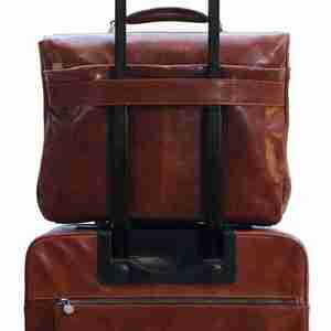 Maletín Vintage para portátil hecho a mano, bolso de oficina ligero de cuero de vaca con bolsillos organizadores para uso diario de Power Hint - Product Image 3