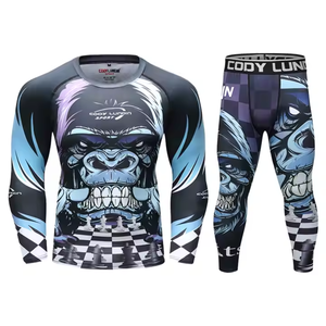 Rashguard à manches longues pour hommes de la meilleure qualité, imprimé par sublimation MMA, sports d'hiver, OEM, Rush Guard, haute qualité - Product Image 2