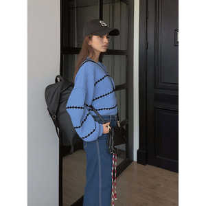 Suéter de Punto con Diseño de Gotas para Mujer 1009 - Product Image 2