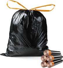 <b>Plastic</b> HDPE LDPE Drawstring Dustbin Trash Sack Garbage <b>Bag</b> on Roll 30 Gallon Tall Kitchen Drawstring Trash <b>Bags</b> - Product Image 3