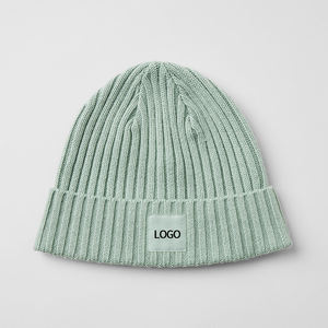 OEM Custom High Quality logo Knitted Hat Designer Winter Hat Satin Silk Floppy Hat - Product Image 4