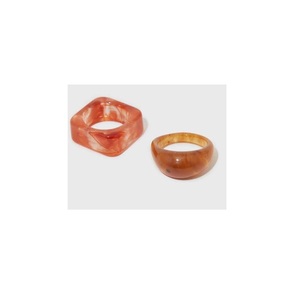 Bague en résine élégante très demandée, couleur personnalisable, bijoux de mode professionnels, vente chaude, bijoux pour femmes, bague - Product Image 4