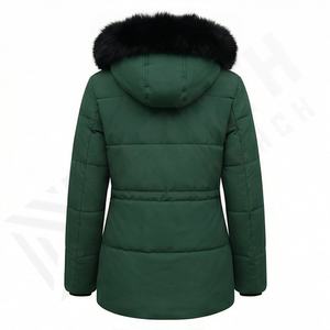 Veste parka chaude à capuche respirante et coupe-vent pour femme, différents modèles, vêtements thermiques isolés, vêtements d'extérieur lourds pour l'hiver - Product Image 2