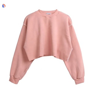 Sweatshirts pulls pour femmes OEM Streetwear Sweatshirts courts pour femmes - Product Image 5