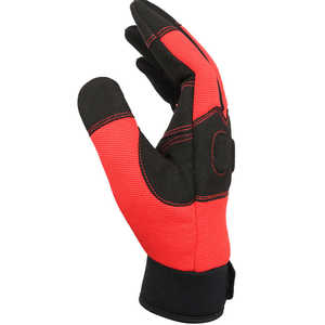 Nouvel article tendance Gants de travail mécaniques résistants aux chocs Gants de travail de sécurité de mécanicien résistants aux coupures en cuir de qualité supérieure - Product Image 3