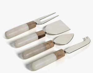 Juego de cuchillos para queso de 4 piezas más vendidos de acero inoxidable para el hogar, restaurante, Hotel, fiesta, PC de Metal de mármol para uso en la cocina, precio superior - Product Image 3