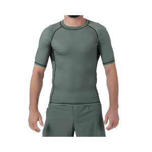 Camisa de compresión de manga larga BJJ Rash Guard para hombre para entrenamiento de Jiu Jitsu Gi MMA Tasa de venta al por mayor transpirable con personalización - Product Image 1