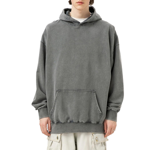 Sudadera con capucha para hombre con estampado de logotipo personalizado transpirable y hombros caídos, nuevo estilo, manga larga, ropa de calle cómoda, Sudadera con capucha para hombre - Product Image 1