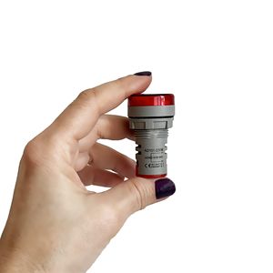 AEK-Tech BJ-22VMS Mini voltmètre numérique AC 22 mm 60-500 V LED rouge - Product Image 4