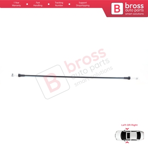 Câble de déverrouillage de la poignée de porte avant BDP1612 pour camion MK1 P G R T Series 2003 et après 1498712 Pièces automobiles Bross Fabriqué en Turquie - Product Image 2