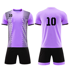 Camisetas de Fútbol y Conjuntos de Uniformes al por Mayor, Personalizables, 100% Poliéster, Antibacterianas, Unisex - Product Image 3