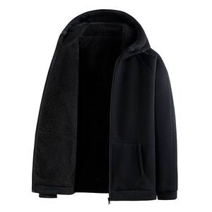 OEM Factory Direct Extra Thick Winter <b>Fleece</b> <b>Jacket</b> Mens Windproof Hooded Sweatshirt <b>Fleece</b> <b>Lining</b> Outdoor Custom Warm Hoodie - Product Image 5