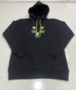 Sudadera de Alta Calidad Personalizada para Hombre, Invierno, 100% Algodón, Bordada, Impresión DTF, Estilo Holgado y Corto - Product Image 1