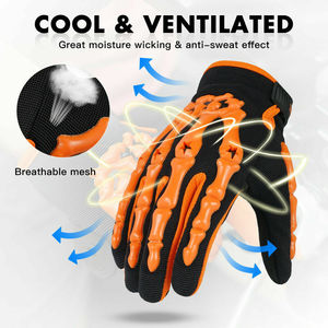 Gants de course pour hommes OEM et ODM de haute qualité Gants de vélo de montagne durables en lycra et polyester pour l'hiver - Product Image 3