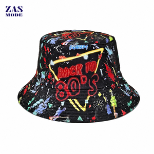 New arrival Custom Sublimation Printing Double-Sided Bucket <b>Hat</b> All Over Printing Reversible Bucket <b>Hat</b> Made in bangladesh - Product Image 1