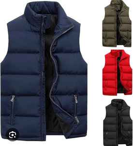 เสื้อแจ็กเก็ตขนเป็ดแขนยาวครึ่งแขนแฟชั่นสำหรับผู้ชายเสื้อกั๊กกันหนาวแบบลำลองมีสไตล์ - Product Image 3