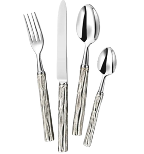 Metal Cutlery Marble Finished Handle <b>Gold</b> <b>Spoons</b> Cutlery Decorative Flatware Sustainable Home Hotel Restaurant <b>Spoons</b> - Product Image 3