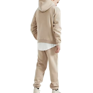 Custom Logo Heavy Weight Cotton Fleece or Polyester Tracksuit for <b>Men</b> High Quality Streetwear Casual <b>Hoodies</b> Set for <b>Men</b> - Product Image 2
