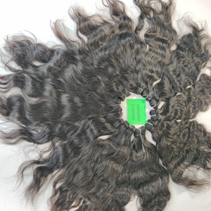 Tissages ondulés vierges de temple indien brut faisceaux de cheveux humains vierges brésiliens de vison pour femmes noires extensions de cheveux humains - Product Image 6