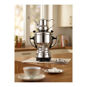 Samovar électrique en acier inoxydable de 2200 W, 3 litres, avec thermostat réglable, pour le thé et le café - Product Image 6