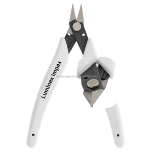 LUMINEX IMPEX LUG=488 Nose Plastic Jewelry Pliers <b>Soft</b> Grip High Quality <b>Wire</b> Loop Forming Measuring Tool DIY Customizable Logo - Product Image 4