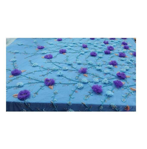 Telas con cuentas hechas a mano de grado superior de la India para ropa de fiesta, ofertas de exportación al por mayor - Product Image 1