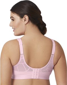 Digital Printing Logo Mesh High <b>Support</b> Four-Way Stretch Women's Sports Bra <b>Crop</b> <b>Top</b> Crisscross Straps Spandex/Nylon Fabric - Product Image 2